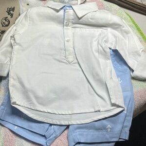Baby sailor two piece shorts and shirt